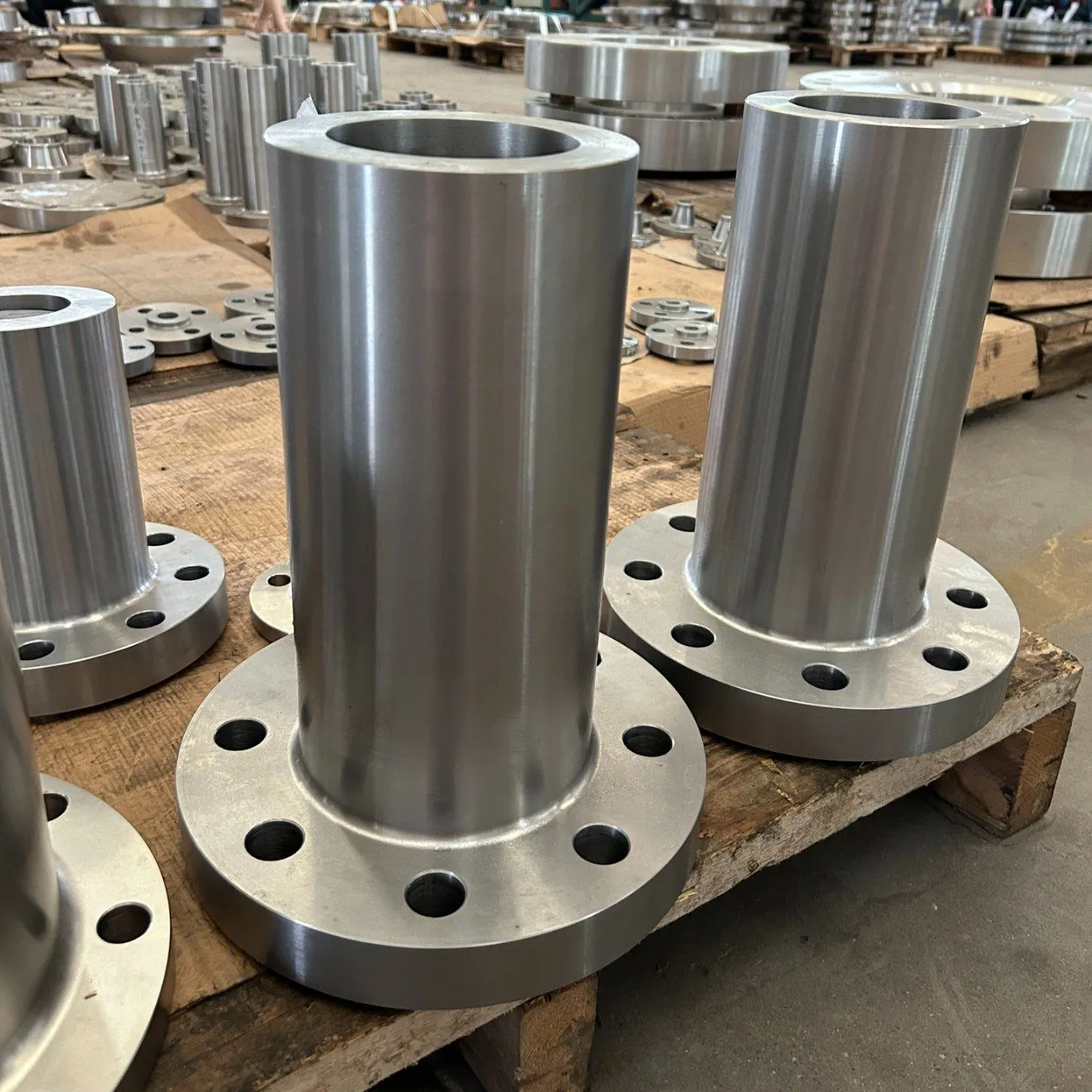 Duplex Long Weld Neck Flange Manufacturer Exporter in India